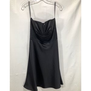 White House Black Market Black Strapless Dress